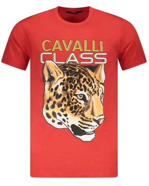 Roberto Cavalli T-Shirts - Red