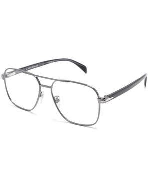 David Beckham Glasses - Metallic