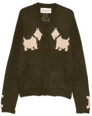 BAZISZT Cardigans - Green