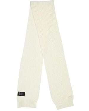 Saint Laurent Accessoires ,Wit ,Kasjmier Gebreide Signature Kasjmieren Sjaal