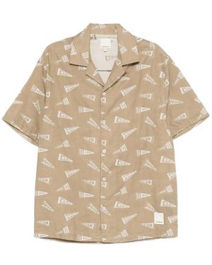 Giorgio Armani Overhemden ,Short Sleeve Shirts - Naturel