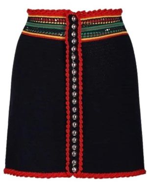 Rabanne Short Skirts - Blauw