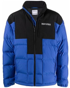 Marcelo Burlon Winter Jackets - Blue