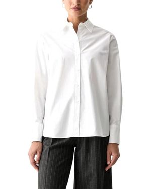 KARL LAGERFELD Katoenen Shirt - Wit
