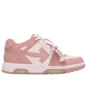 Off-White c/o Virgil Abloh Kalbsleder Sneakers - Pink