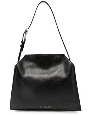 Orciani Trinity Soft Small Schultertasche - Schwarz