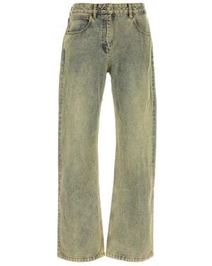 Entire studios Straight Jeans - Green