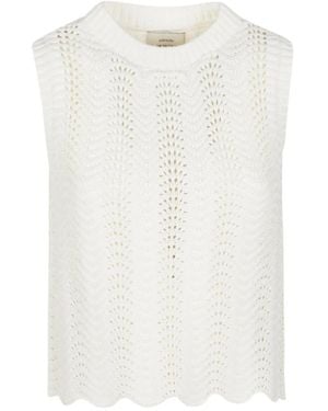 Loulou de Saison Round-Neck Knitwear - White