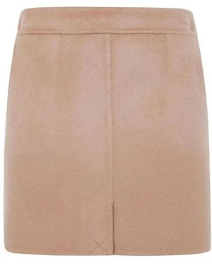 Semicouture Short Skirts - Brown
