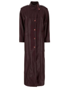 LE SULLY STUDIO Single-Breasted Coats - Morado