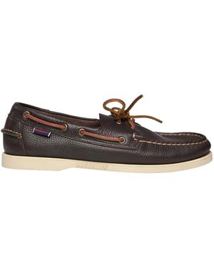 Sebago Schoenen ,Bruin ,Leer Portland Boat Shoe