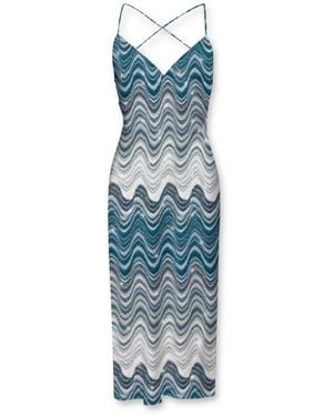 Mc2 Saint Barth Midi Dresses - Blue