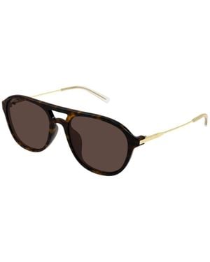 Gucci Accessoires ,Bruin ,Specialized-Fit Navigator Zonnebril