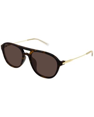 Gucci Accessoires ,Bruin ,Specialized-Fit Navigator Zonnebril