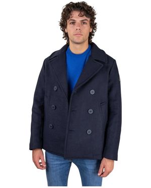 Roy Rogers Jassen ,Blauw ,Double-Breasted Jas