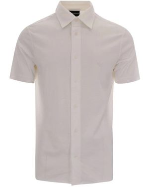 Emporio Armani Short Sleeve Shirts - Grey