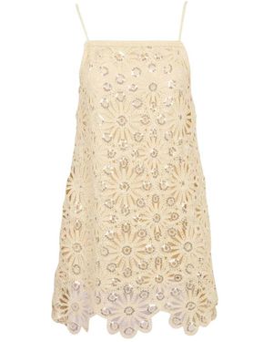 Suncoo Kleedjes ,Katoen Chelby Robe - Naturel