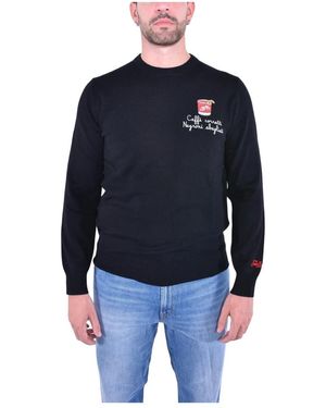 Mc2 Saint Barth Round-Neck Knitwear - Blauw