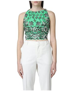 RED Valentino Sleeveless Tops - Green