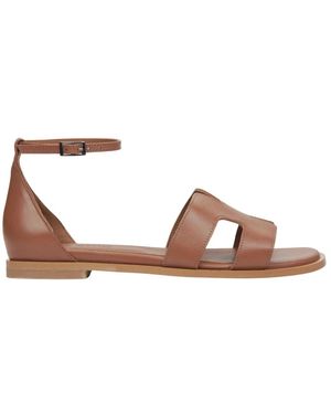 ESTRO Flat Sandals - Brown