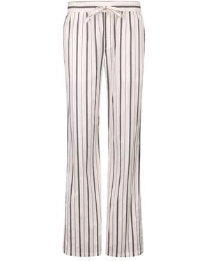 Dolce & Gabbana Wide Trousers - White