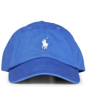 Polo Ralph Lauren Baumwoll-Chino-Baseballcap - Blau