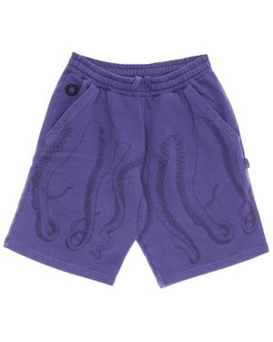 Octopus Casual Shorts - Purple