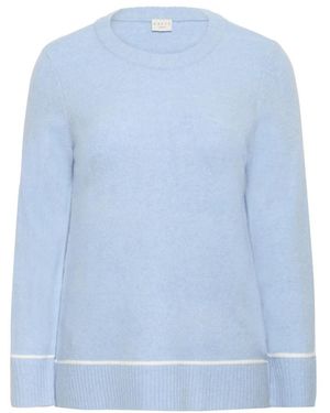 Kaffe Round-Neck Knitwear - Azul