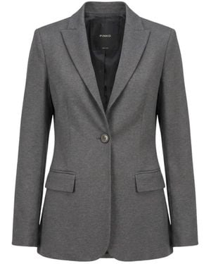 Pinko Jassen ,Grijs ,Wol New Signum Blazer