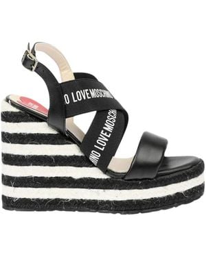 Moschino Wedges - Nero