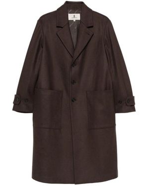 Barena Single-Breasted Coats - Marrón