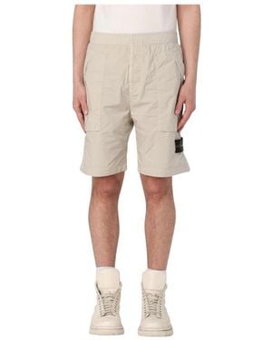 Stone Island Casual Shorts - Natural
