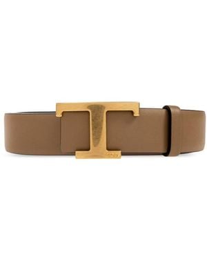 Tod's T Timeless Reversible Riem - Naturel