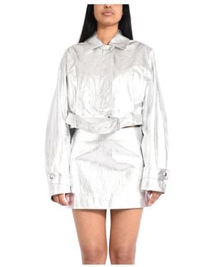 MSGM Belted Jacket - Wit