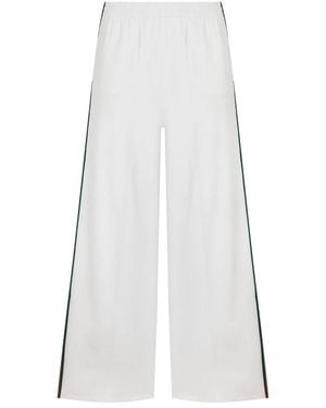 Gucci Rib Cotton Jersey Leisure Pants With Web