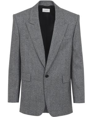 Saint Laurent Blazers - Grey