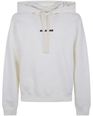 Jil Sander Hoodies - Wit