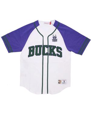 Mitchell & Ness T-Shirts - Blue