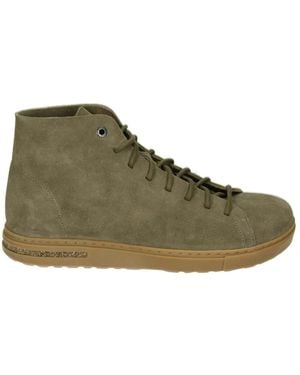 Birkenstock Taupe Nubukleder Mid Decon Schuhe - Grün