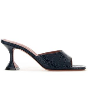 AMINA MUADDI Heeled Mules - Azul