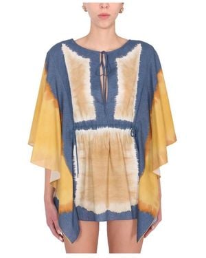 Alberta Ferretti Short Dresses - Blue
