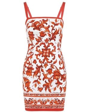 Dolce & Gabbana Short Dresses - Red