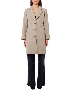 Liu Jo Single-Breasted Coats - Neutro