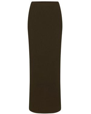 ÉTERNE Maxi Skirts - Verde