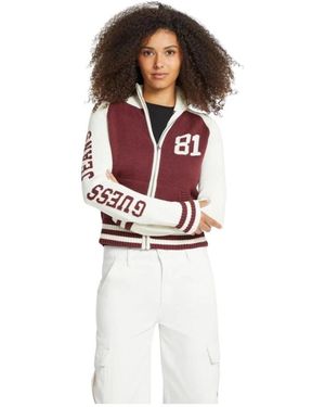 Guess Truien & Vesten ,Veelkleurig ,Cardigans - Rood