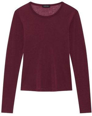 Anine Bing Round-Neck Knitwear - Purple