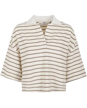 Brunello Cucinelli Polo Shirts - Natural