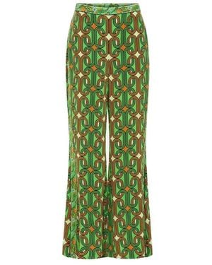 CAMILLA Wide Trousers - Verde