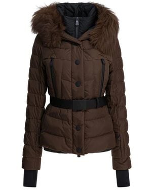 Moncler Faux Fur & Shearling Jackets - Brown