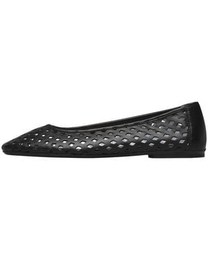 Voile Blanche Ballerina Shoes - Black